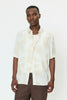 Matinique® Klampo S/S Self Floral Shirt/Fog - SS26