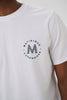 Matinique® Small Logo Crew T-Shirt/White - SS26