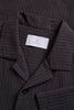 Matinique® Klampo 73 S/S Self Stripe Shirt/Washed Black - SS26