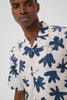 Matinique® Klampo S/S Flower Print Shirt/Vanilla Ice - SS26