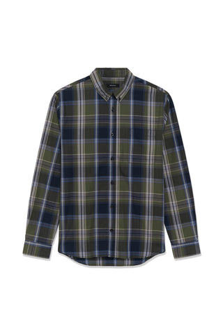 Matinique® Trostol BD Check Shirt/Olive Green - AW26