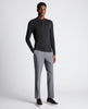 REMUS UOMO® Long Sleeve Knitted Polo Shirt/Charcoal- Winter 23/24 Version