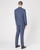 REMUS UOMO® Slim Fit Wool Rich Mix & Match Check Suit/Blue - New SS23