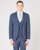 REMUS UOMO® Slim Fit Wool Rich Mix & Match Check Suit/Blue - New SS23