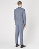 REMUS UOMO® Slim Fit Wool Rich Mix & Match Check Suit/Grey Blue - New SS23
