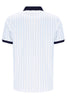 FILA® BORG BB1 Polo Shirt/White/Fila Navy/Vista Blue - New SS25
