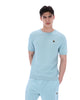 FILA® GOLD DON Textured Knitted T-Shirt/Sterling Blue - SS26