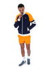 Fila® FOUNDER 2 Cut & Sew Track Jacket/Fila Navy/Bright Marigold - New SS25