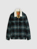 Levi's® Type III Relaxed Fit Sherpa Trucker Jacket Jerome Plaid/Merle - AW26