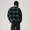 Levi's® Type III Relaxed Fit Sherpa Trucker Jacket Jerome Plaid/Merle - AW26