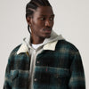 Levi's® Type III Relaxed Fit Sherpa Trucker Jacket Jerome Plaid/Merle - AW26