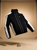 Fila® GOLD LUGO CUT & SEW TENNIS JACKET/BLACK/COCONUT - SS26
