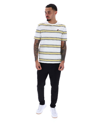 Fila® SANDERS Stripe T-Shirt/Gardenia - New SS25