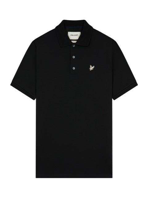 Lyle & Scott Flatback Tipped Polo Shirt/Lacquer - New AW23