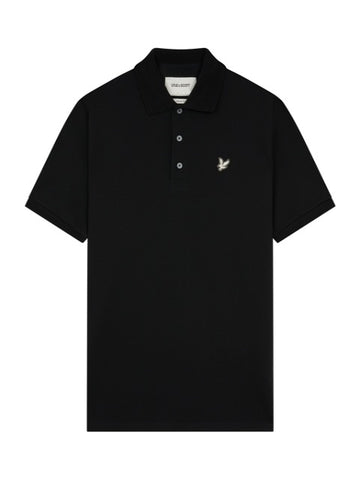 Lyle & Scott Flatback Tipped Polo Shirt/Lacquer - New AW23