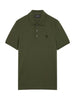 Lyle & Scott Tonal Eagle Polo Shirt/Olive - CORE SS24