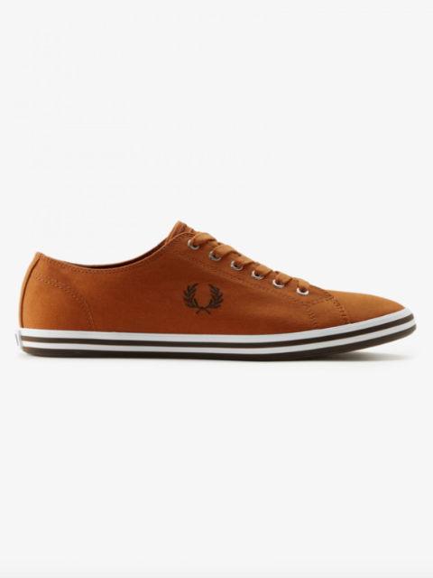 Fred Perry Kingston Twill Plimsolls/Nut Flake - New SS23