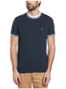 Original Penguin® Archive Organic Cotton Pique T-Shirt/Dark Sapphire - AW23 SALE