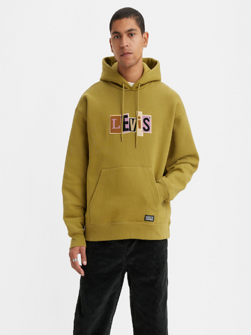 Levi's® Skate Hooded Sweatshirt/Green Moss - New AW23