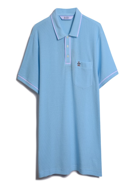Original Penguin® Archive EARL Mesh Polo Shirt/Cool Blue - New AW23