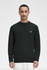 Fred Perry Classic Crew Neck Jumper/Night Green - New AW23