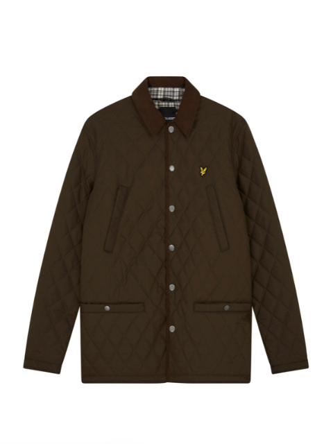 Lyle & Scott Quilted Jacket/Olive - AW23 SALE