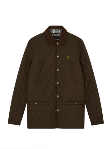 Lyle & Scott Quilted Jacket/Olive - New AW23