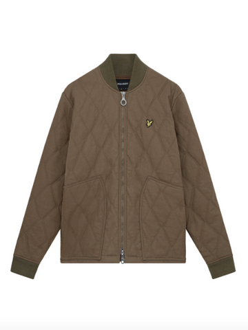 Lyle & Scott Quilted Jacket/Linden Khaki - W23 SALE