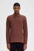 Fred Perry L/S Plain Shirt/Whiskey Brown - New AW23
