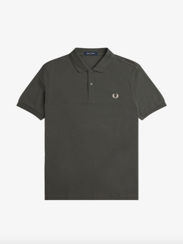 Fred Perry One Colour Shirt/Field Green - New SS24