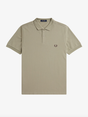 Fred Perry One Colour Shirt/Warm Grey - New SS24