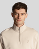 Lyle & Scott Tonal 1/4 Zip Sweat Shirt/Cove - New S24