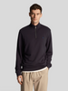 Lyle & Scott Tonal 1/4 Zip Sweat Shirt/Navy - New S24