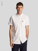 Lyle & Scott S/S Pique Shirt/White - New S24
