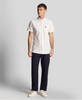 Lyle & Scott S/S Pique Shirt/White - New S24