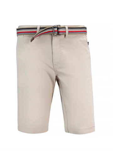 BRUHL® Fano Cotton Stretch Chino Shorts/Stone - New SS24
