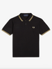Fred Perry The Twin Tipped Shirt/Black/Champagne - CORE AW25
