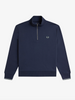 Fred Perry Half Zip Sweat Shirt/Dark Airforce - New AW25