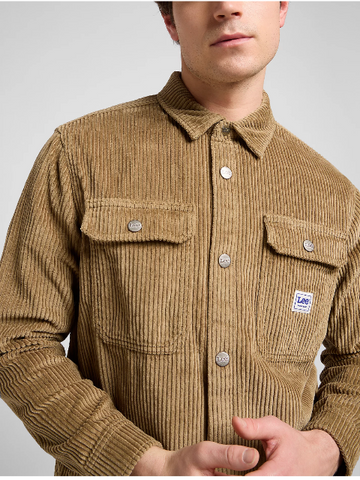 Lee® Workwear Relaxed Overhshirt/Dark Khaki - New AW25