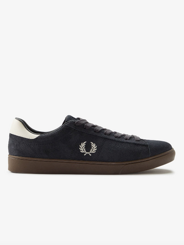 Fred Perry Spencer Suede Trainers/Anchor Grey - New W25