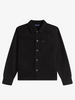 Fred Perry Brushed Twill Over-Shirt/Black- New W25