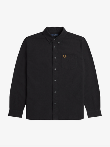 Fred Perry Oxford Shirt/Black - New AW25