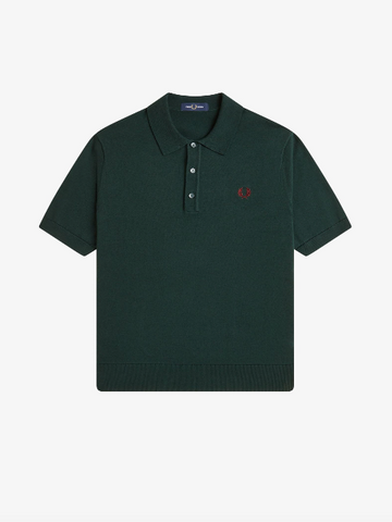 Fred Perry Cotton Knitted Shirt/Grassroots - SS26