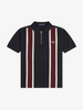 Fred Perry Tramline Polo Shirt/Black - SS26