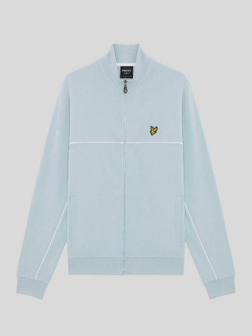 Lyle & Scott Piped Full Zip Track Top/Opal Blue - SS26