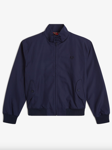 Fred Perry Made In England Harrington Jacket/Navy - SS26