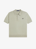 Fred Perry Knitted Polo Shirt/Seagrass - SS26