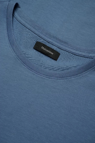 Matinique® Jermalink Cotton Stretch Crew T-Shirt/Blue Horizon - SS26