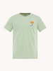 A FISH NAMED FRED SUMMER ART T-SHIRT/OLIVE GREEN - SS26