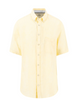 FYNCH HATTON® Premium Linen S/S Shirt/Lemon - SS26